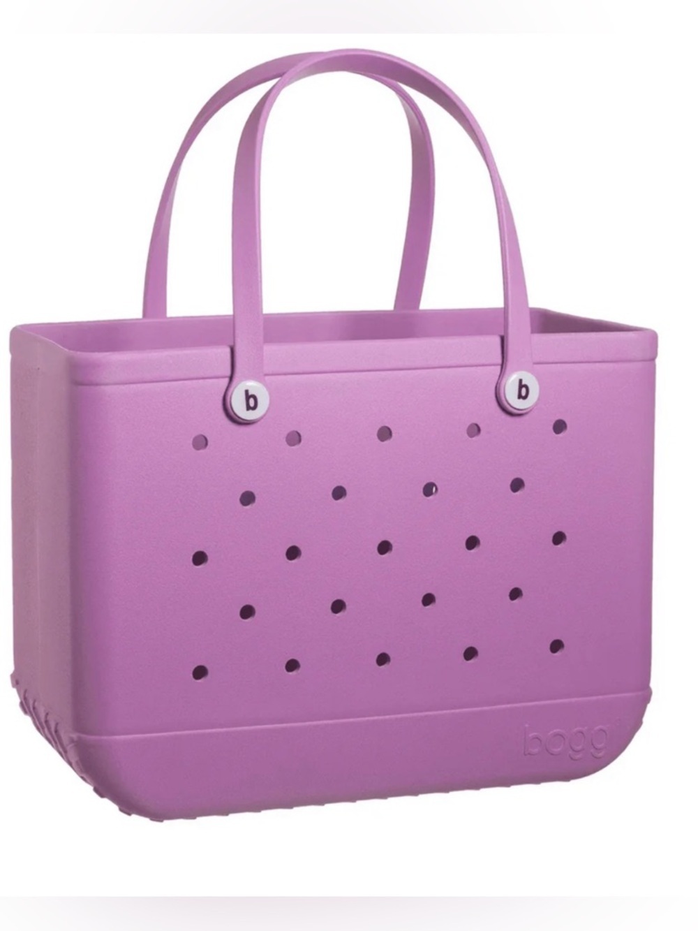 BOGG BAG Fuchsia Pink Perforated Tote w/ Small Internal Plastic Bag, Like New